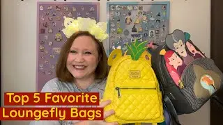 Top 5 Favorite Loungefly Bag | Favorite Mini Backpacks | Disney Loungefly Collection