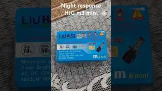 HJG Mini m3 50 Watt led Night Response #hjg #led #light #bike #scooter