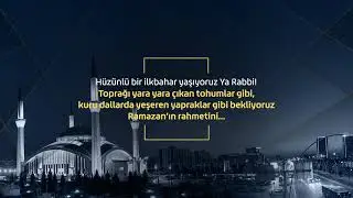 Misafirimiz Rahmet Ayı Ramazan