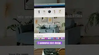 Minimal furniture e-commerce store design in Figma’s web design #Figma #WebDesign #Ecommerce