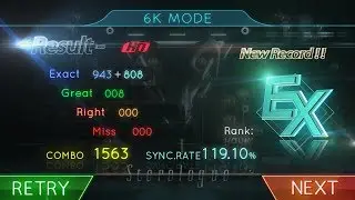 [MUSYNX] Sterelogue (6K Hard Lv.11) - EX 119.10%