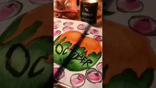 Happy practically Halloween 😅🤟🏼&deg;&deg;&deg;#october #octoberbujo #bulletjournaling #torontoartist