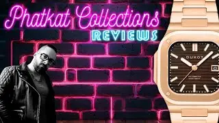 Duxot Watch Review | Quadrata Rose Gold Brown Automatic | Watch Reviews 4k