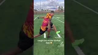 Caught bro on the football field