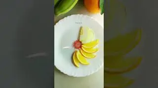 Fruit Decoration In Plate | Easy & Simple Super Fruit Plate Decoration Ideas 💡#shorts #fruitart