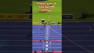 🇮🇳Indian queen👸 Hima Das 22.57sec #athletics #athlete #viralvideo #viral #viralshorts #running