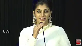 Actress Yashika Anand latest speech