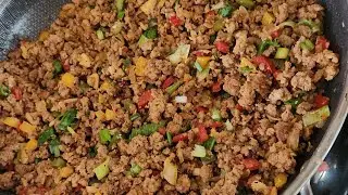 Ground Turkey and Peppers Recipe | Quick and Healthy