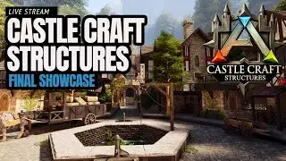 Castle Craft Structures Complete Showcase - Ark Survival Ascended