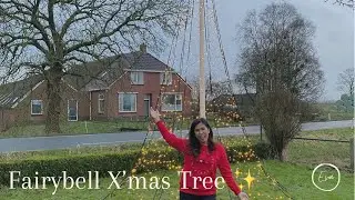 PASANG LAMPU NATAL OUTDOOR SETINGGI 6 METER - FAIRYBELL 6 m 1200 LEDs
