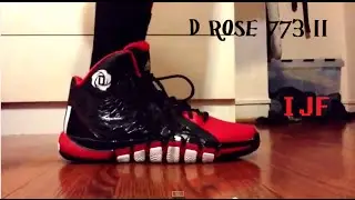 Adidas D Rose 773 II on feet