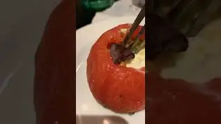 Delicious Stuffed Tomatoes: All-You-Can-Eat Buffet Edition #stuffed #tomato #shorts