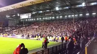 Birmingham fans at Fulham