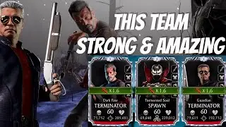 This Team is Super insane | Terminator (Dark Fate & Guardian) + Tormented Soul Spawn MK Mobile