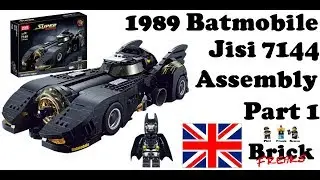 Jisi 7144 - 1989 UCS Batmobile - Assembly part 1