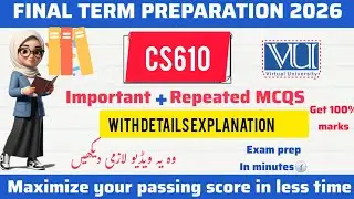 CS610 COMPUTER NETWORKS Final Term Preparation 2025: 26 Most Important and Repeated Past Paper MCQs