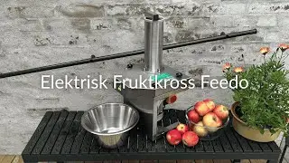 Feedo &ndash; Elektrisk Fruktkross f&ouml;r enkel och effektiv &auml;ppelkrossning