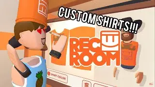 Making custom shirts in rec room!!! Pt.1 | beat slayer (rec room)
