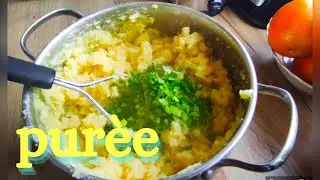 Картофельное пюре с сельдереем и чесноком | пычотка на тарелке