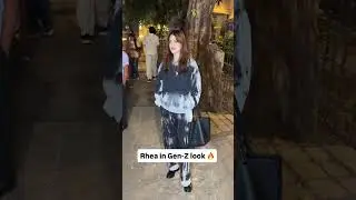 Rhea Chakraborty spotted at Bandra....  #rheachakraborty #spotted #e24