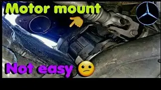 How to replace motor mount on Mercedes benz 2008 to 2014 c300 