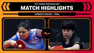 Anusha Kutumbale vs Ryu Hanna | WS Final | WTT Feeder Vadodara 2026