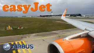 easyJet Airbus A320 ✈ Takeoff from Vienna to Berlin-Tegel
