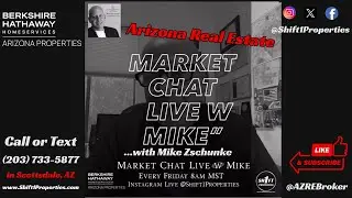 Arizona Real Estate &ldquo;Market Chat Live&rdquo; w Mike Zschunke, Scottsdale 1/9/26
