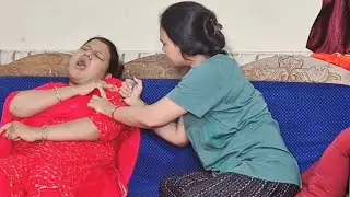 मेला ना जाने के कारण पड़ोसी को लगाया इंजेक्शन 💉 😂 @komalikavlogz
