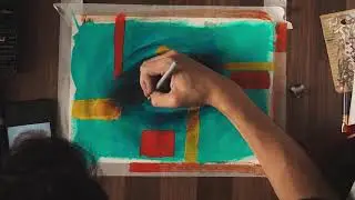Elia Pelle によるアート作品の描き出しから完成まで！！！