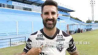 &Iacute;talo encara primeiro Re-Pa no Par&aacute; e fala sobre peso de ser a esperan&ccedil;a de gols do Paysandu