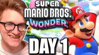 Playing Super Mario Bros. Wonder for the FIRST TIME!!! [Mario Wonder - Day 1]