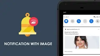 Send notification with an image in Android Studio |  Kotlin