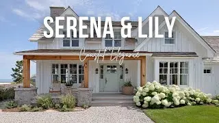 Serena & Lily Inspired American Farmhouse Blending Coastal Elegance with Rustic Charm