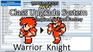 RPG Maker MV Class Upgrade System
