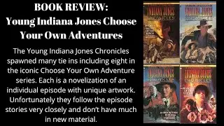 Young Indiana Jones Choose Your Own Adventure books 1-4