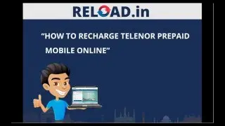 Telenor Mobile Recharge with Credit/Debit Card on Reload.in