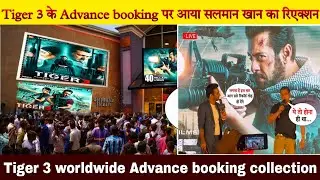 Tiger 3 All languages Advance booking collection report today worldwide | #tiger3