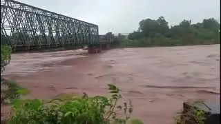 Live visuals from akhnoor chenab bridge !! #jammufloods 