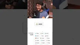 Crafting WWE In Infinite Craft 😎 #gamingengineer