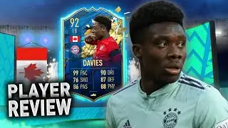 WOW!! 🔥🔥 92 TOTSSF ALPHONSO DAVIES REVIEW! #FIFA20