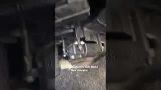 2015 - 2020 Ford F150 Driver side blend door actuator location
