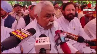 Opposition parties hold dharna in Jammu to highlight public desire for restoration of democracy