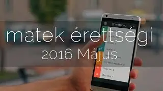 2016 május Matek érettségi megoldások első rész