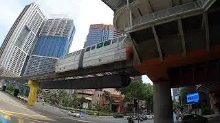 Walking from Dang Wangi LRT station to Shangri-La Hotel, Kuala Lumpur, Malaysia.
マレーシア散歩