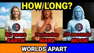 What Happens to the Human Body on Mars vs. The Moon? (3D Simulation)