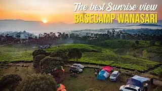 Camping Ground dengan view Sunrise terbaik - Basecamp Wanasari Wild Campervan | Pangalengan