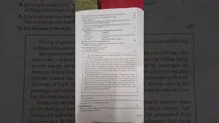 12th class English paper for terminal exam in College 2025