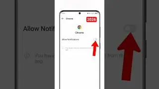 Chrome Notification Band Kaise Kare #shorts