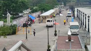INTRAMUROS HISTORICAL WALL LUMINIS! MAS PINAGANDA PA!REDEVELOPMENT OF PASIG RIVER ESPLANADE!
